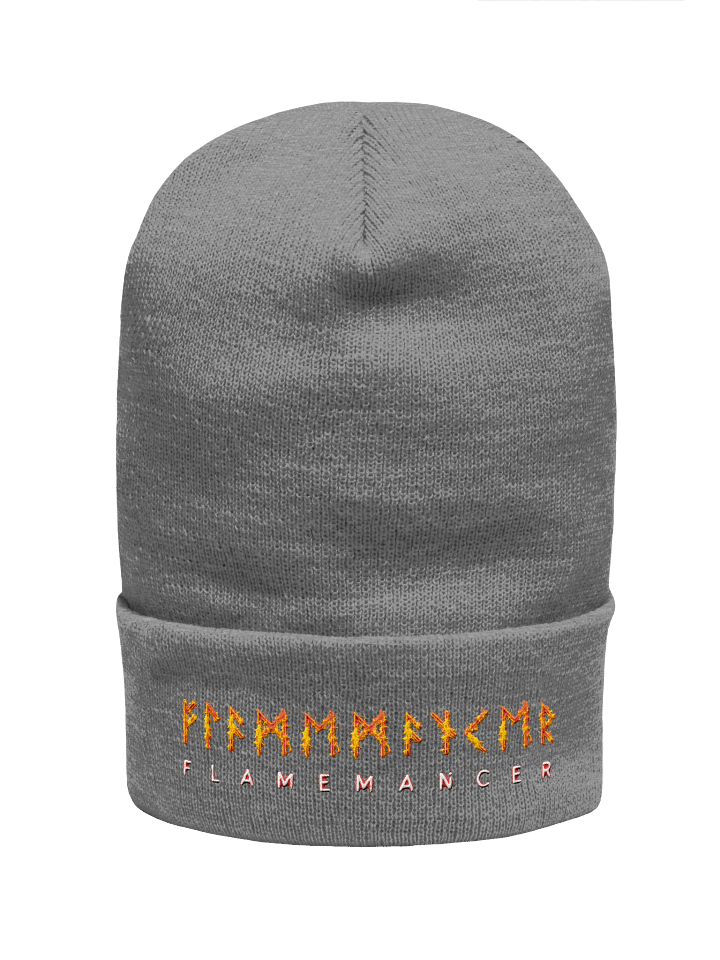 The Flamemancer | Embroidered High Top Beanie | Smoke product image (1)