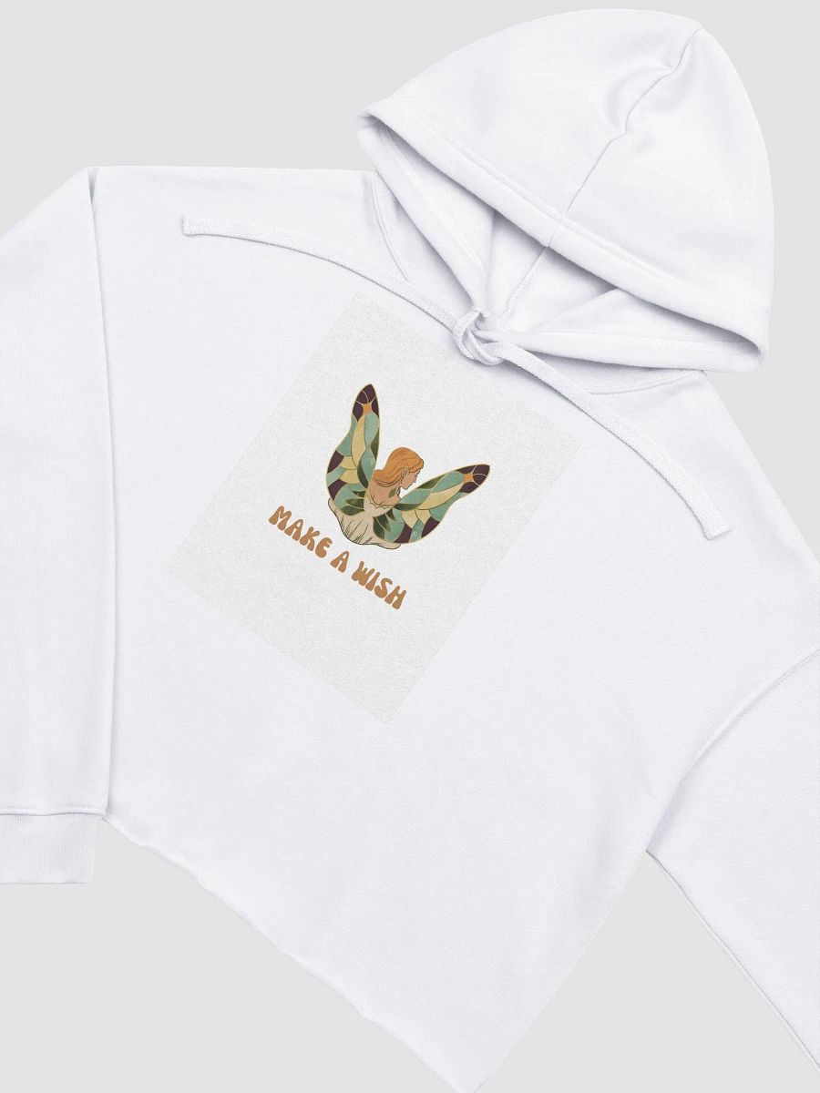 Whimsical Butterfly Wishes Crop Hoodie product image (3)