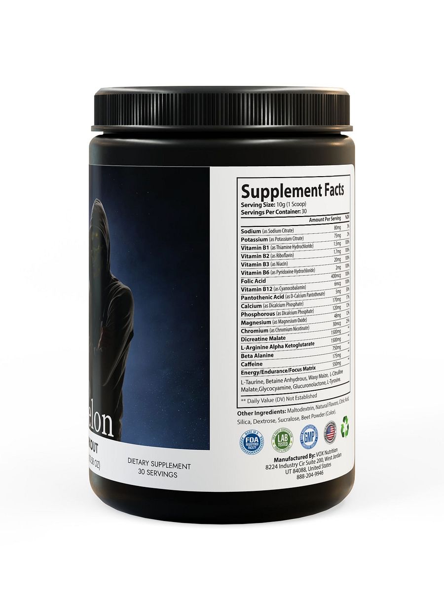 Pre-Workout Supplement, Watermelon (300g, 10.58oz) product image (3)