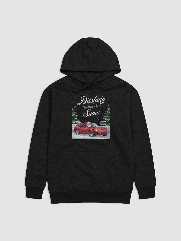 Dashing Through The Snow - Santa In A Red Convertible Hoodie product image (1)