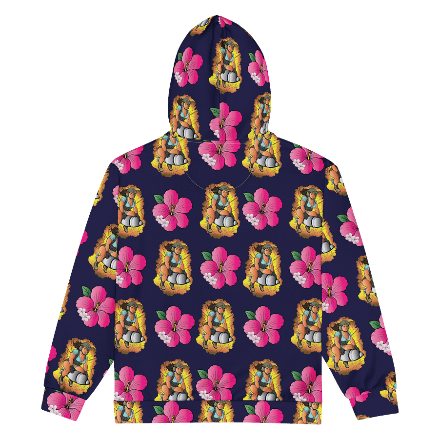 Hawaiian Thick Thighs Full-Zip Hoodie product image (2)