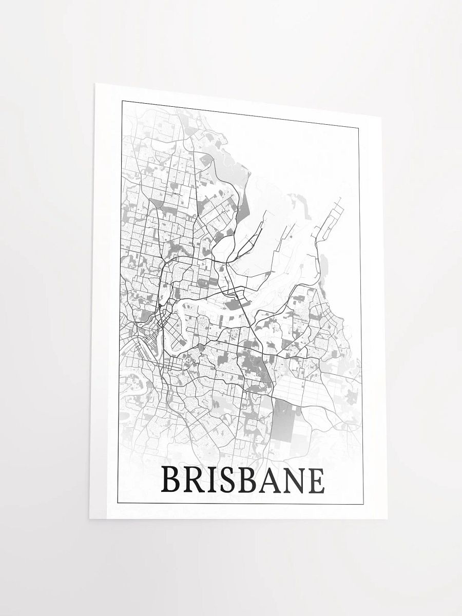 Brisbane, Australia, city map print product image (15)