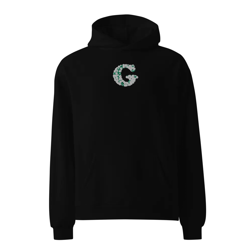 Initial Letter Of Name "G" is Embroidered Unisex Oversized Hoodie product image (1)