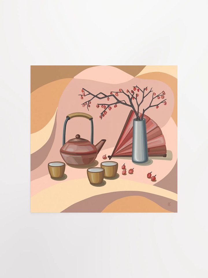 Tranquil Tea Time Poster - Coffee Shop No. 12 product image (1)