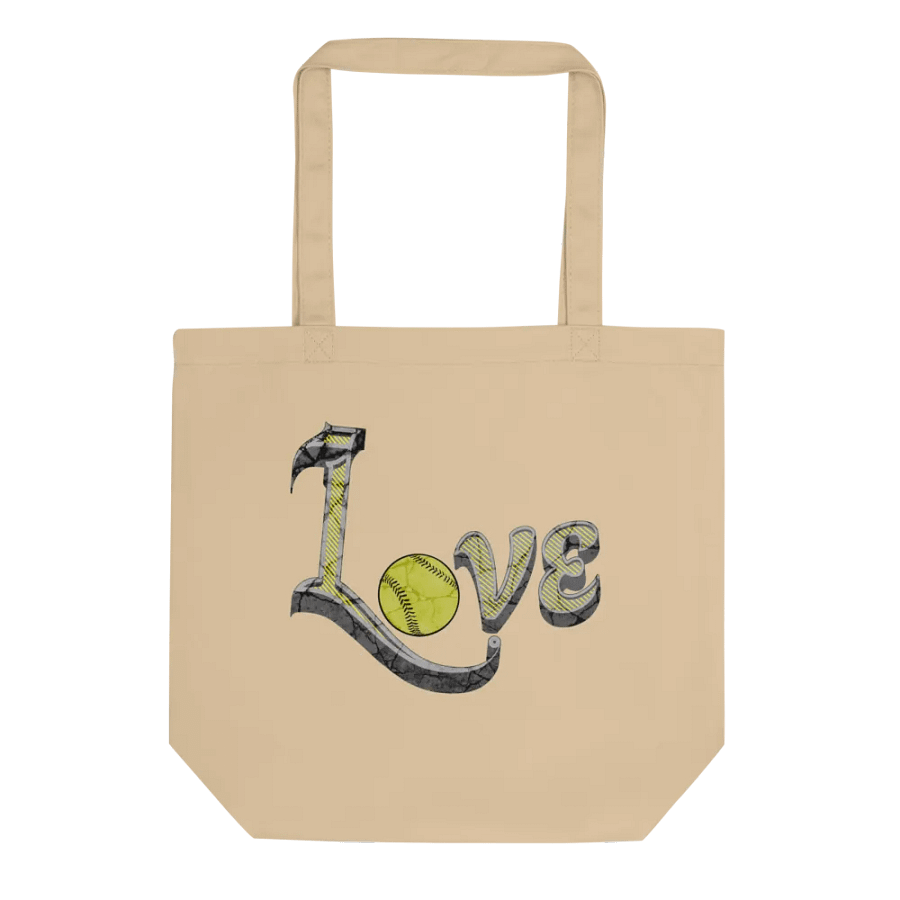Love Softball Eco Tote Bag product image (1)
