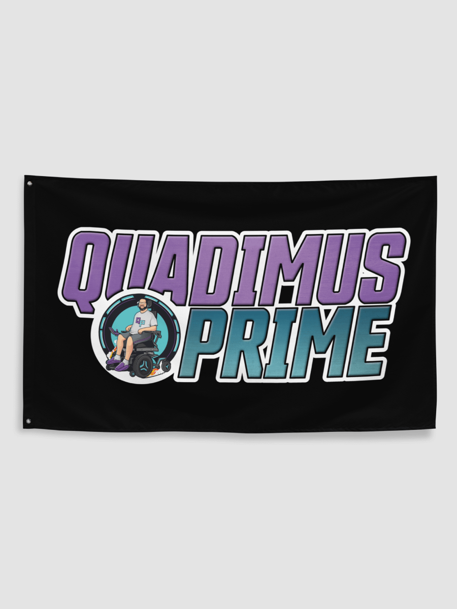 Black QUADimus Prime flag product image (5)