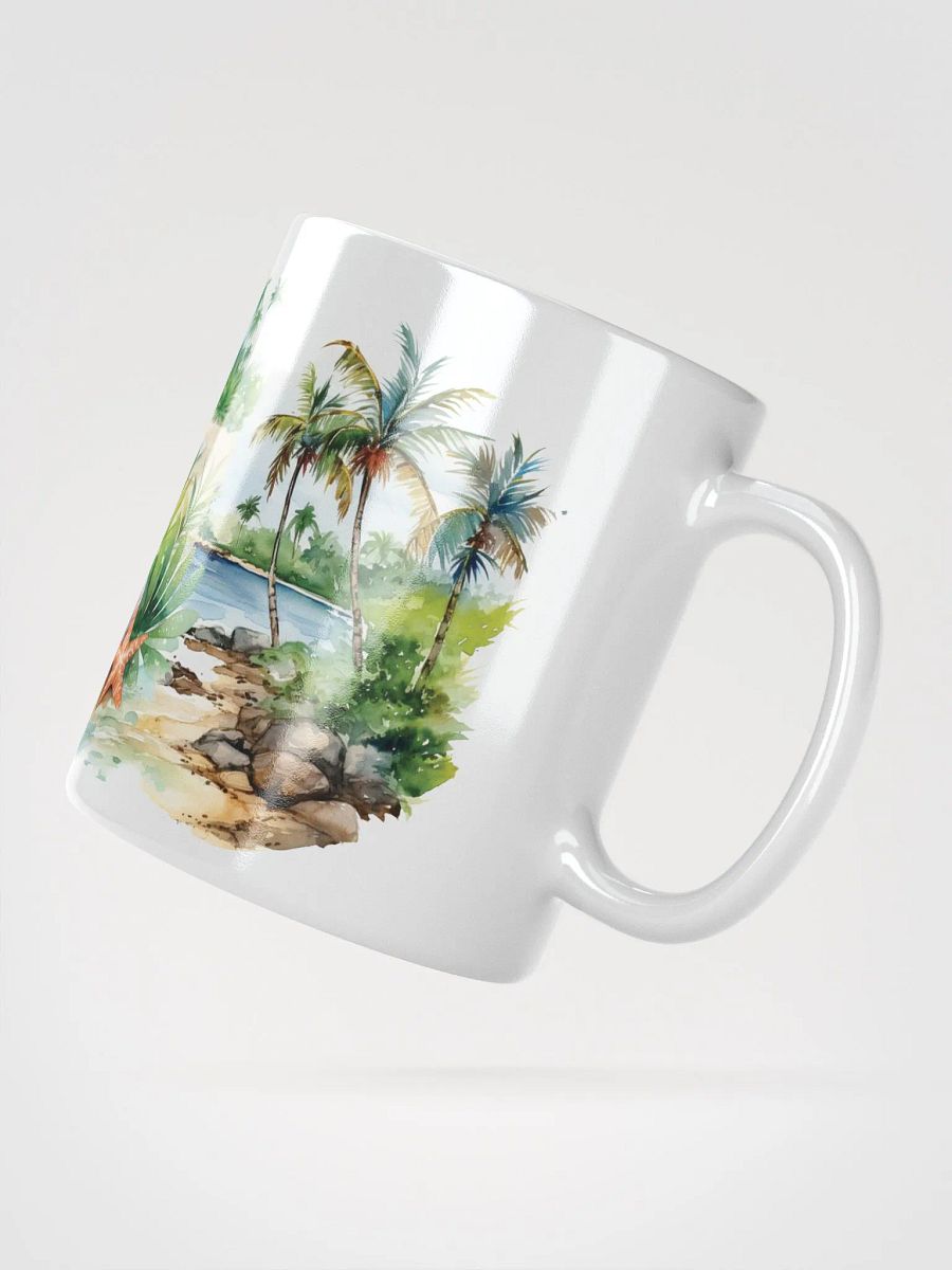 Tropical Bliss White Glossy Mug product image (4)
