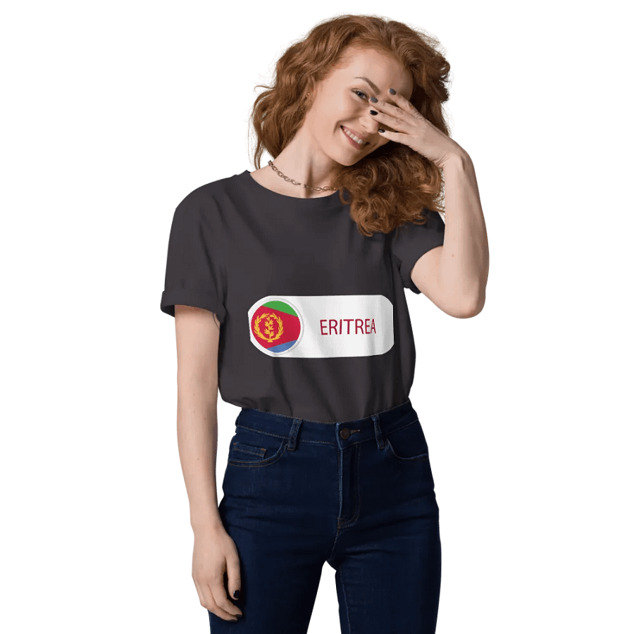 Eritrea Flag Emblem Organic Tee product image (141)