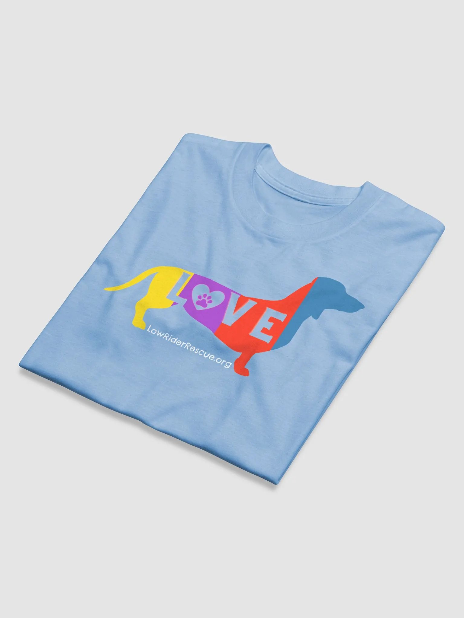 LOVE Dachshunds - colorful doxie t-shirt product image (3)