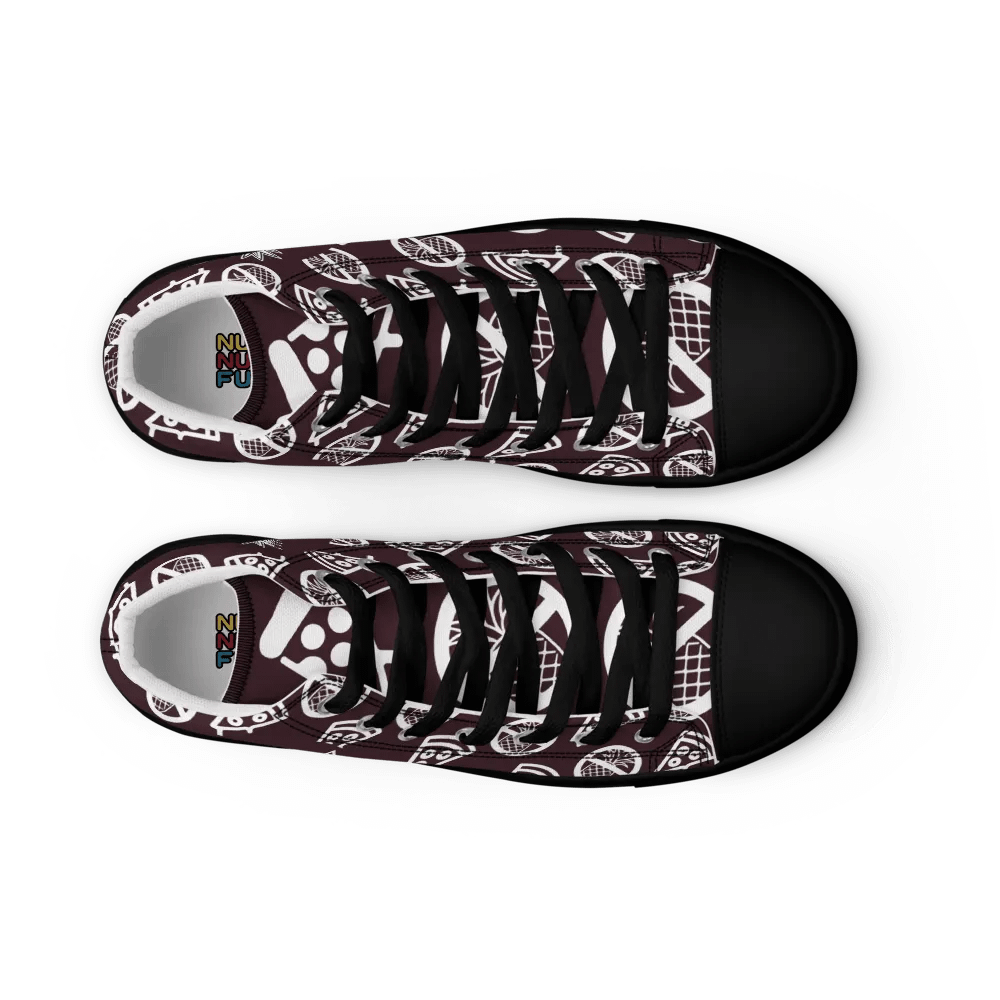 Blasphemy High Top Oxblood Black/Black Female product image (6)