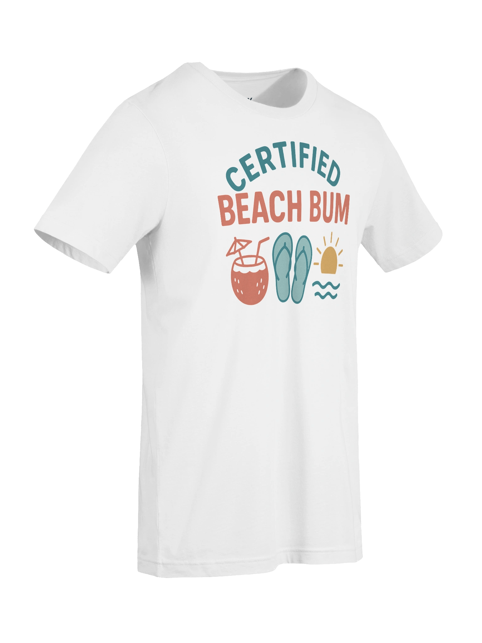 Certified Beach Bum Tropical T-Shirt product image (9)
