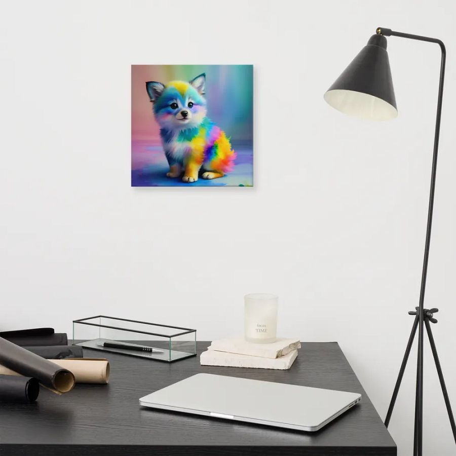 Cute Dog Digital Painting - v16 product image (11)