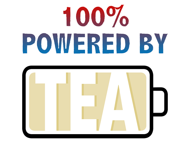 100% Powered By Tea T-Shirt product image (2)