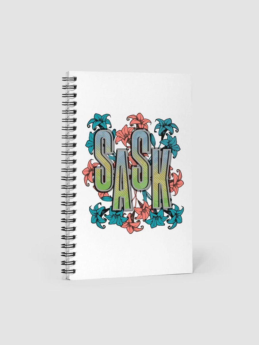 Sask Saskatoon Saskatchewan Floral Bliss Spiral Notebook product image (2)