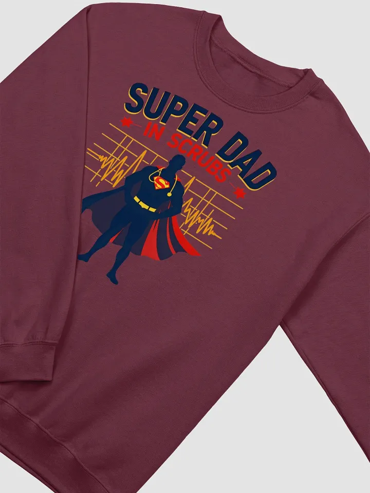 Super Dad in Scrubs Crewneck Sweatshirt product image (18)