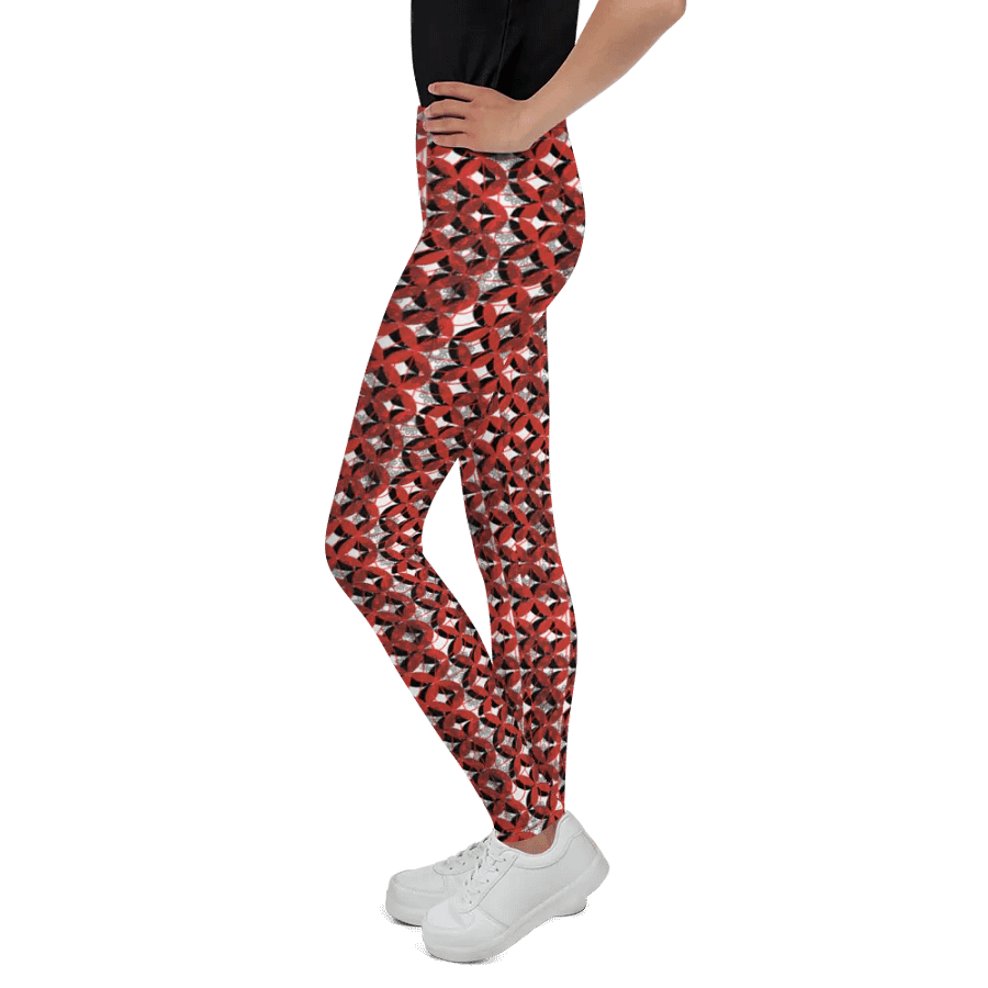 JoBeth Designed- Red ⭕  Youth Leggings👖 product image (3)