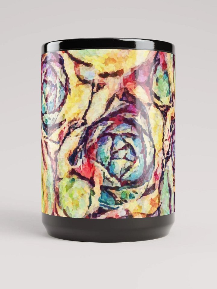 Abstract Graphic | Black Coffee Mug | Harmony Succulent product image (2)