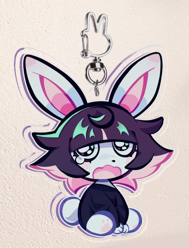 Delulu Sitting Keychain product image (1)