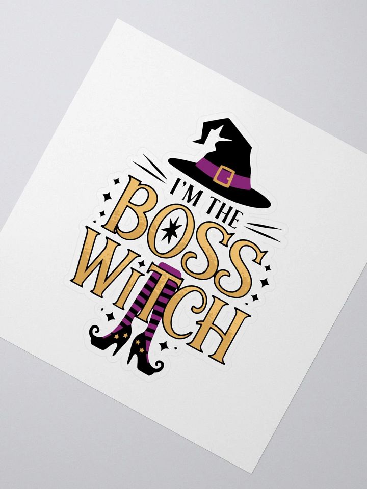 Boss Witch Sticker Set product image (2)