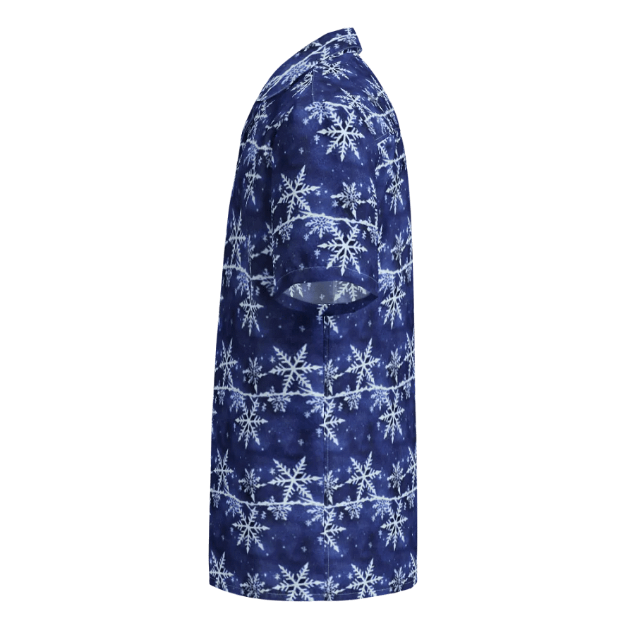 Snowflake Indigo Short Sleeve Shirt product image (4)