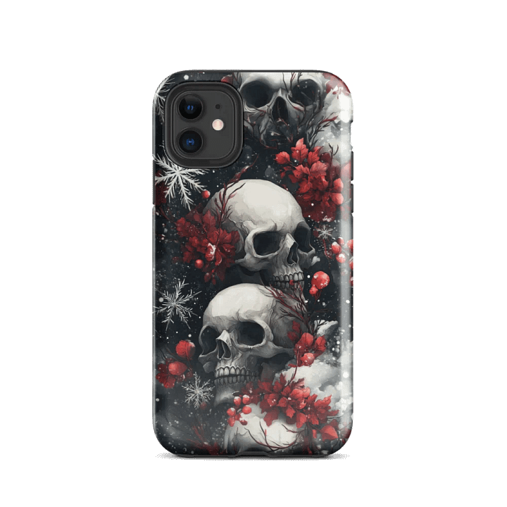 Gothic Winter Skulls - Tough Phone Case product image (2)