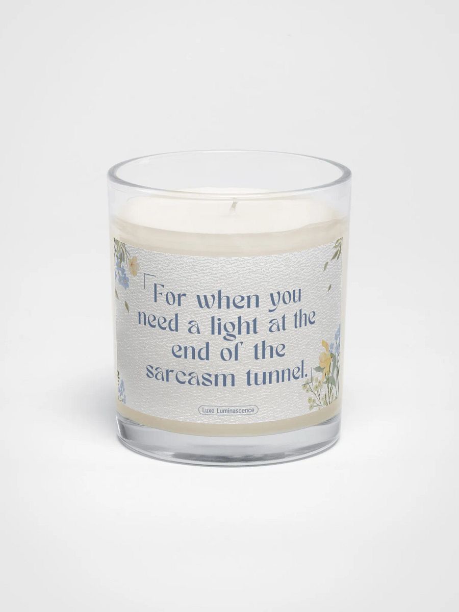 Sarcasm Tunnel Light Funny Quote Candles product image (1)