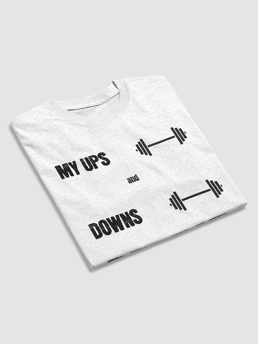 Ups and Downs Dumbbells Graphic Tee product image (23)