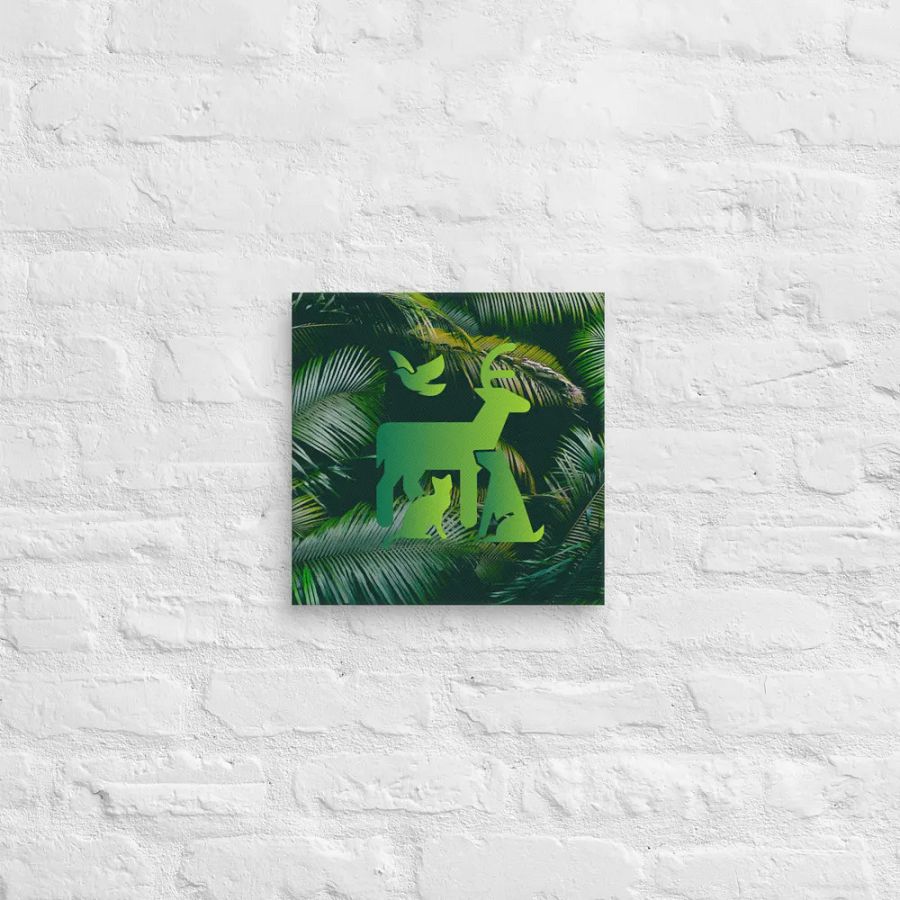 Endangered Species - Mexico - Tropical Mystery Green Logo Canvas Art product image (12)