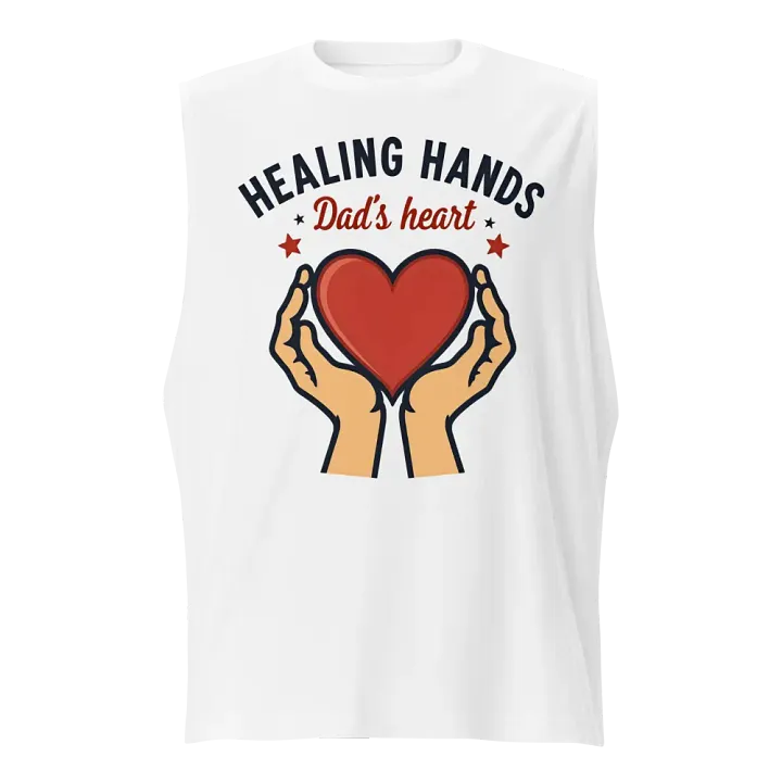 Healing Hands Dad's Heart Muscle Tank product image (1)