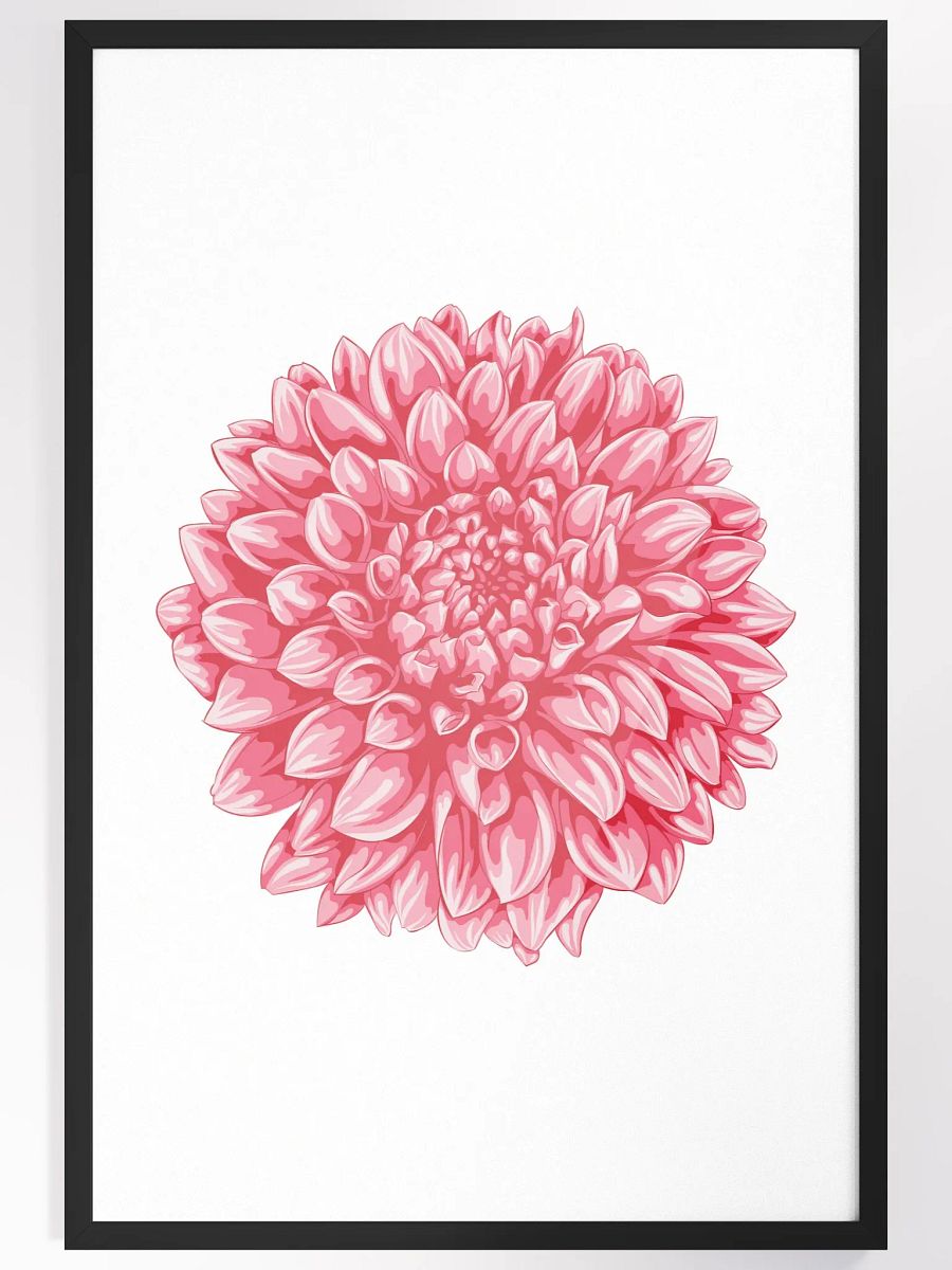 Pink Stylized Dahlia Bloom product image (1)
