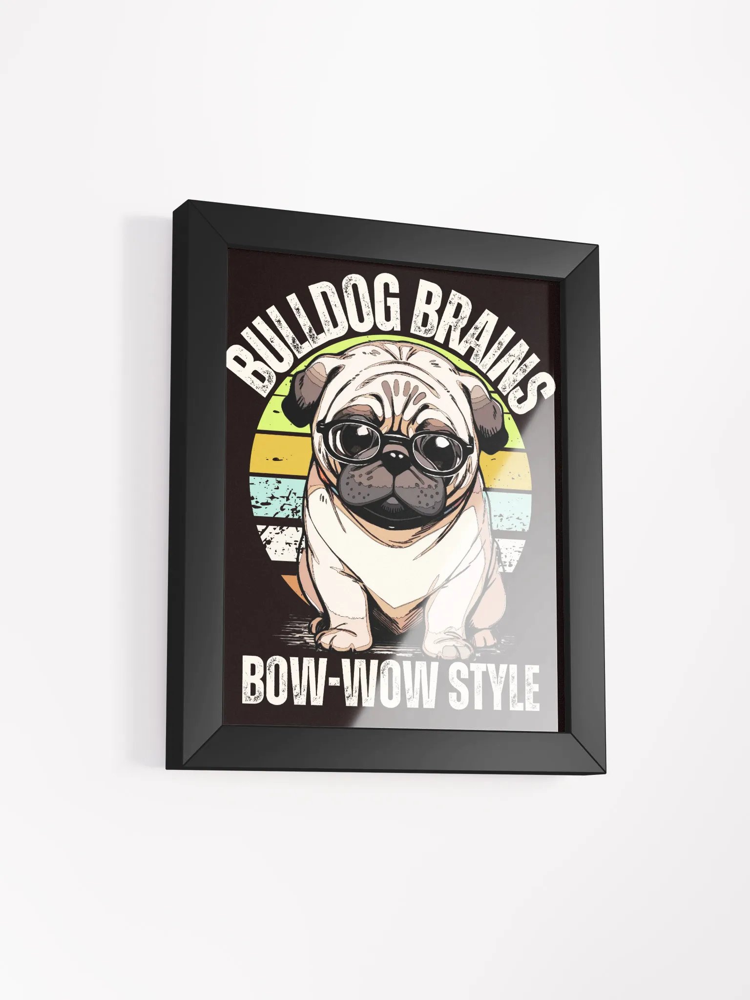 Bulldog Brains Framed Poster product image (3)
