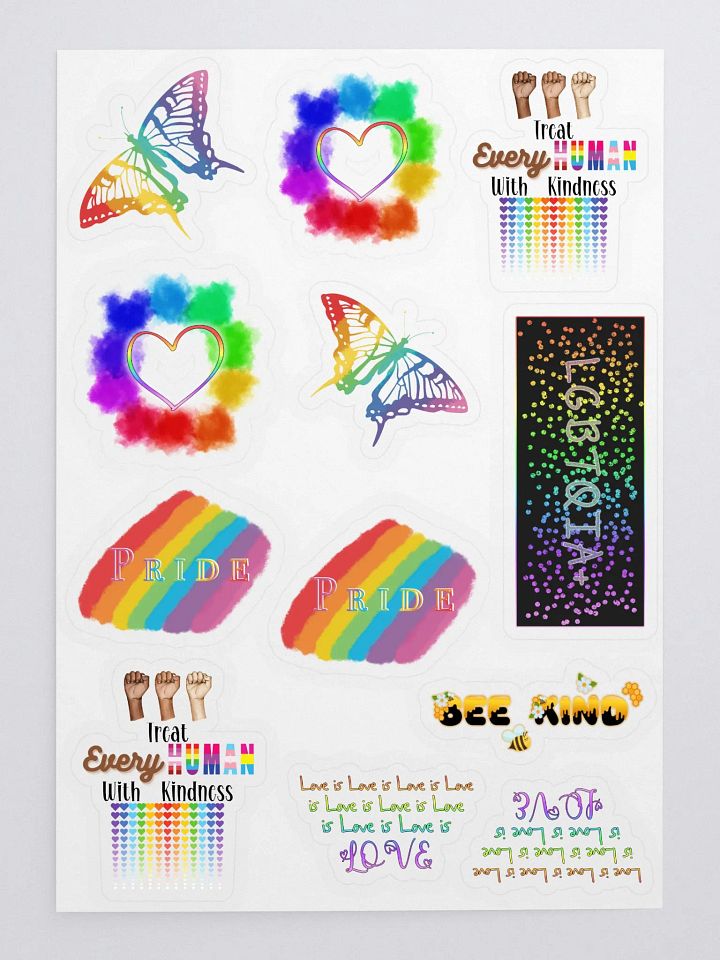 Pride #2 / Bee Kind - Stickers product image (1)