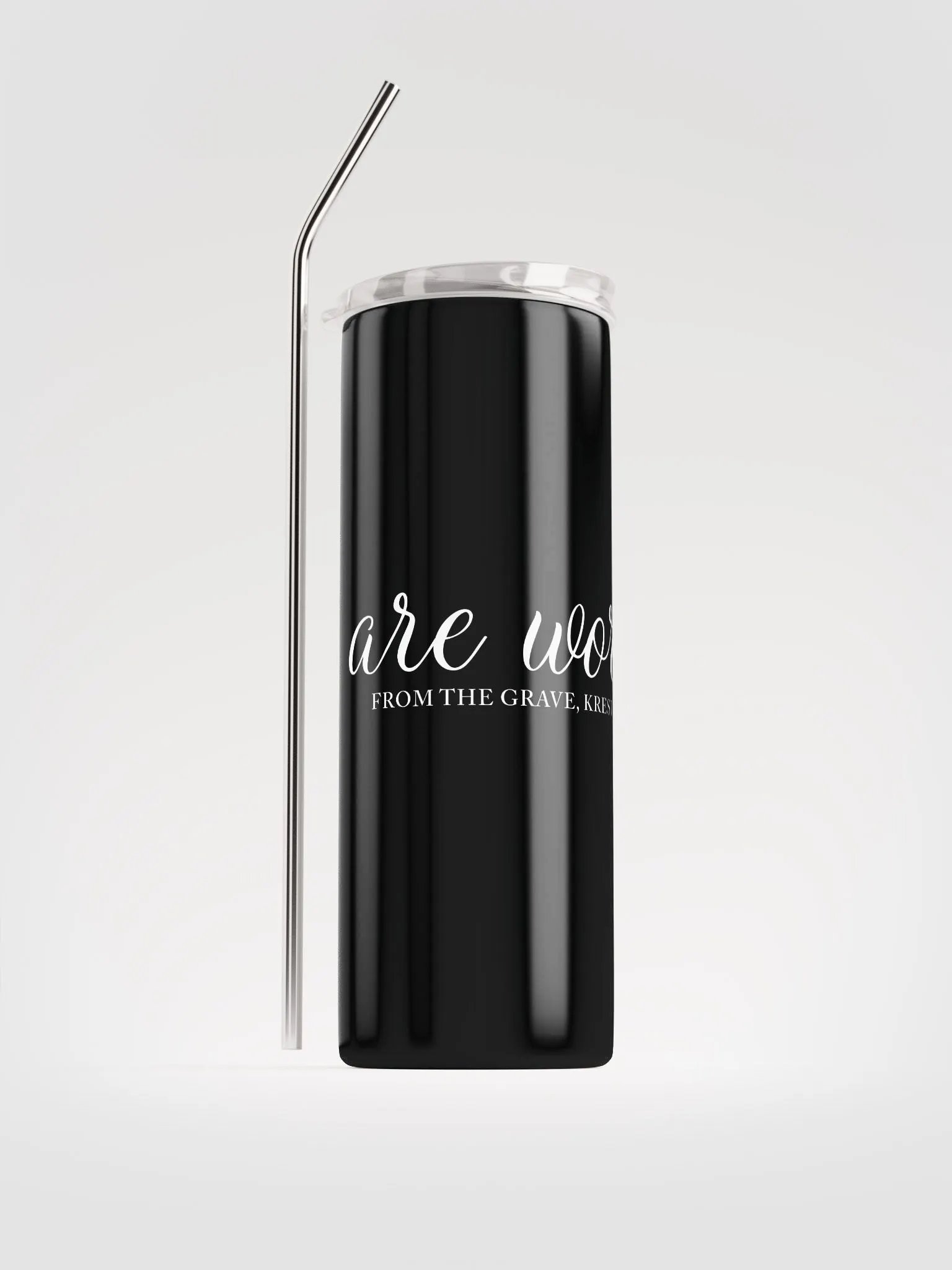 You Are Worthy Stainless Steel Tumbler product image (1)