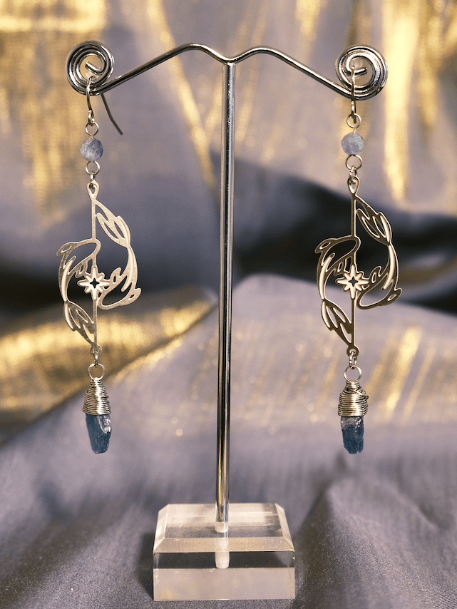 i feel Serene - Blue kyanite earrings product image (1)