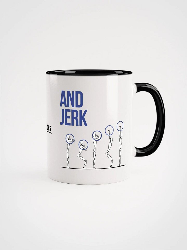 Power Clean and Jerk Illustrated Mug product image (2)