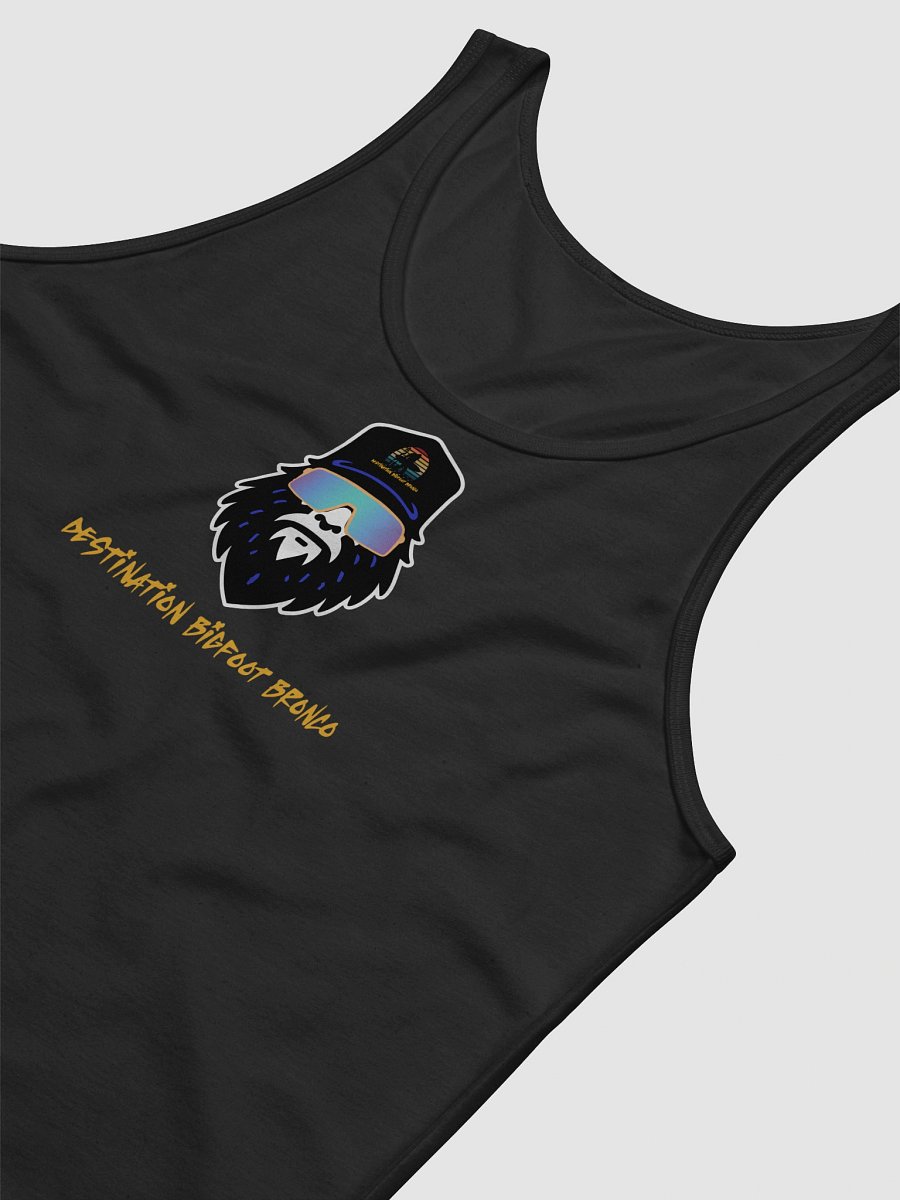 Destination Bigfoot Bronco Synthwave Bella+Canvas Jersey Tank (Black) product image (3)