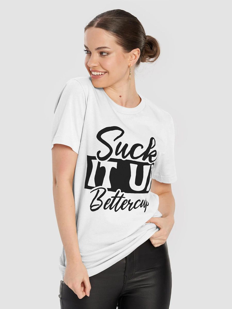 Suck It Up Bettercup Women's White T-Shirt product image (6)