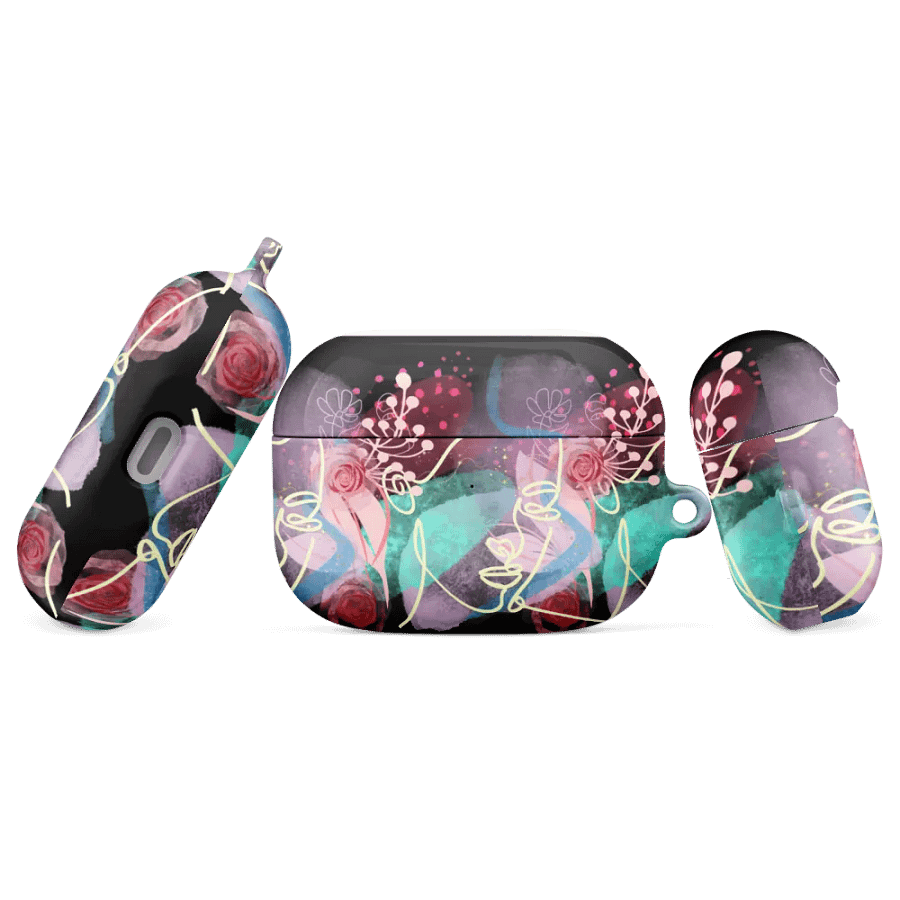 Floral Whirlwind AirPods® Case for the ladies girls teens who love music product image (43)