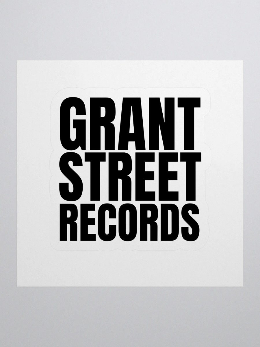 Grant Street Records Logo Sticker – Vault Series Edition product image (2)