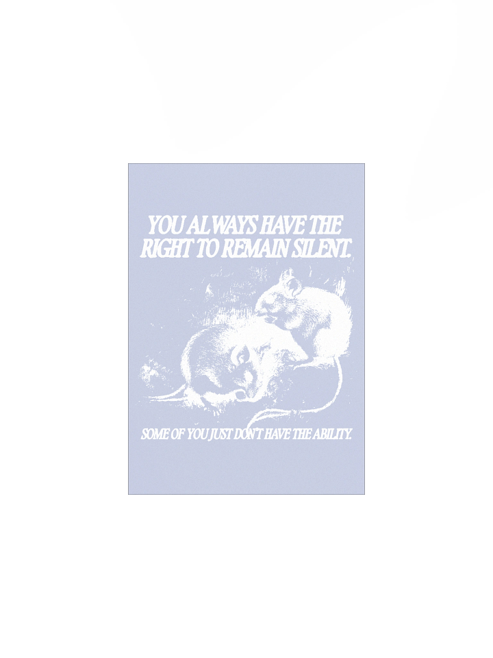 Remain Silent Poster product image (7)