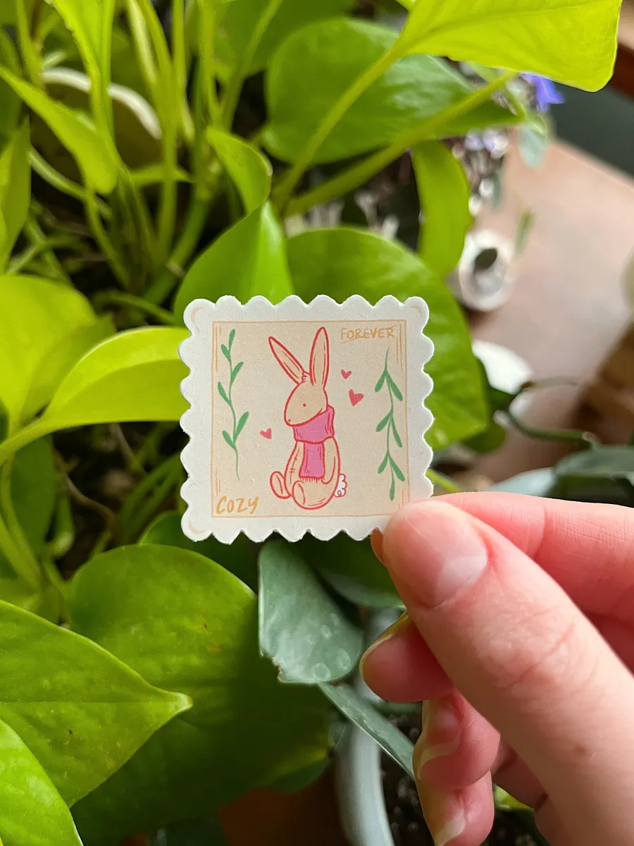 cozy bunny stamp product image (2)
