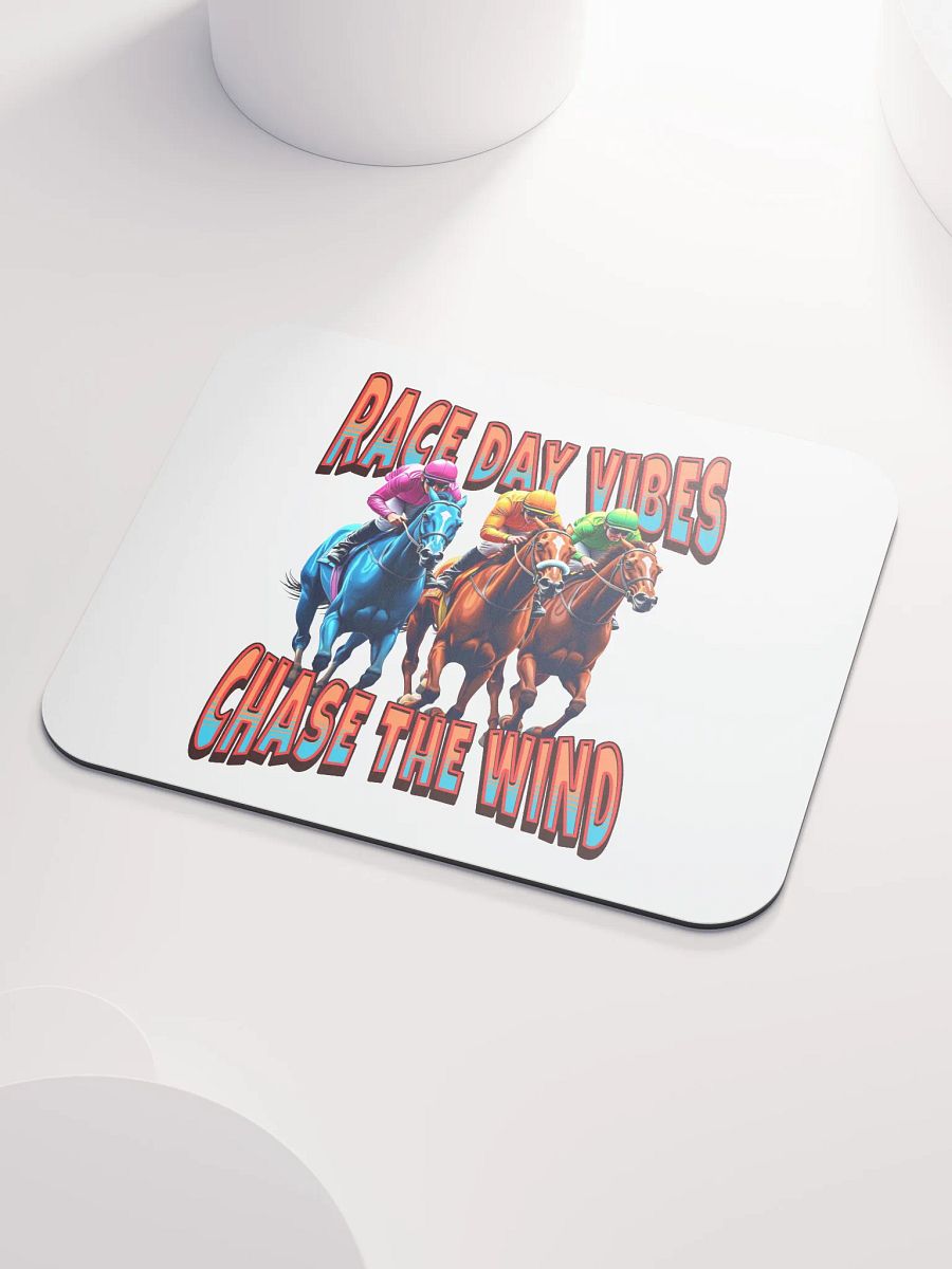 Race Day Vibes Chase The Wind Horse Racing Mouse Pad product image (3)