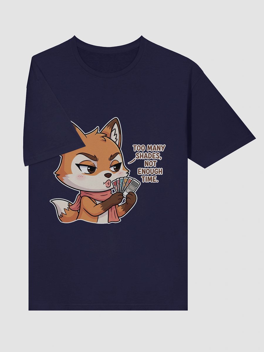 Fashionable Fox with Color Swatches Unisex T-Shirt product image (47)