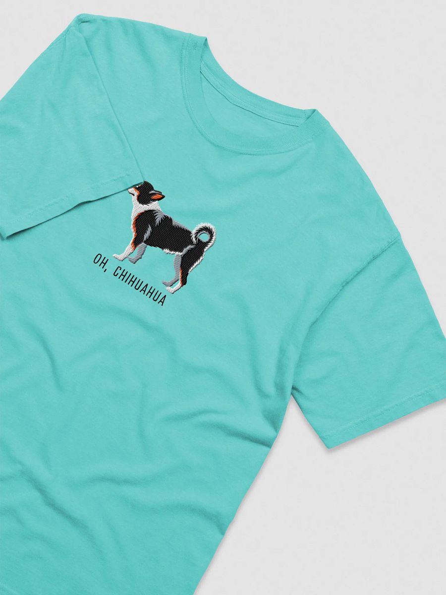 Oh, Chihuahua T-Shirt(Embroidered) of a Chihuahua(Tricolor) product image (27)