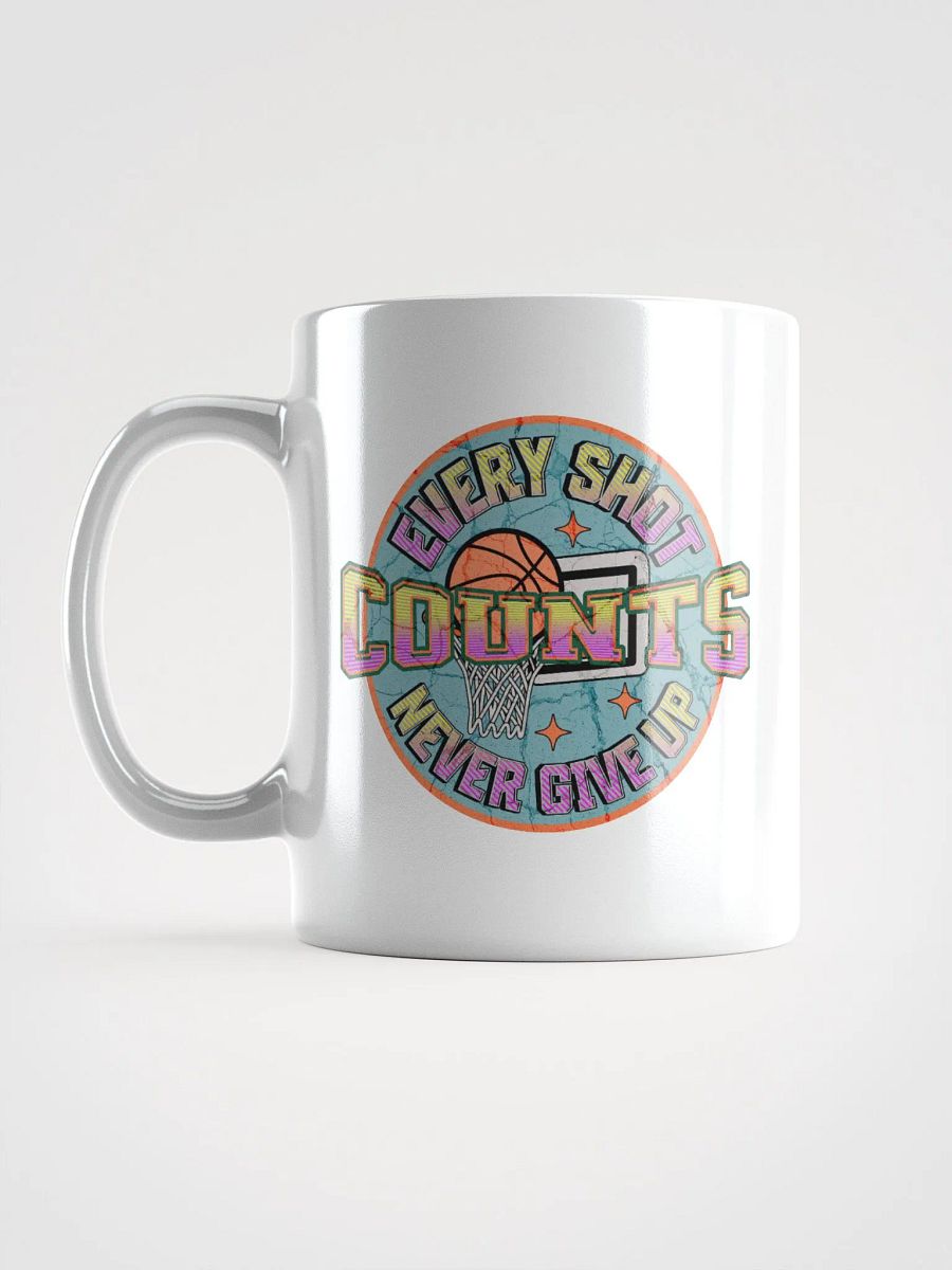 Every Shot Counts Basketball Vibrant Hoop Dreams Mug product image (1)