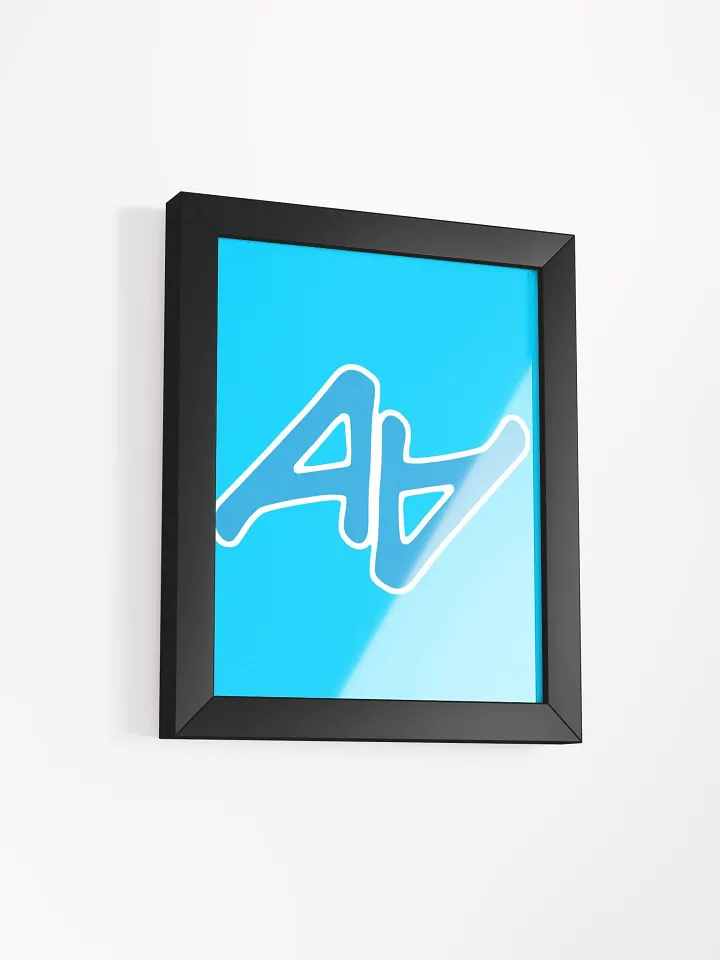 AV Blue Letter Art Print product image (36)