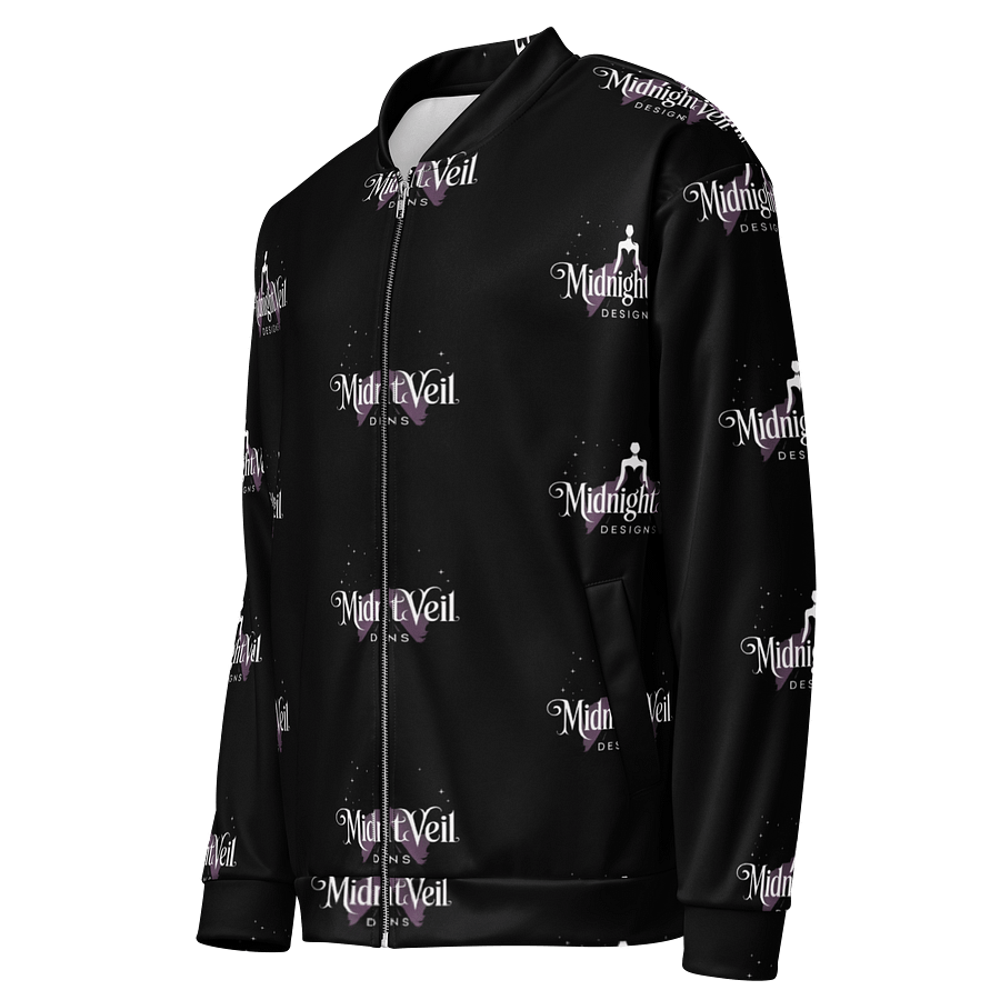 Midnight Veil Designs All-Over Print Gothic Bomber Jacket product image (3)