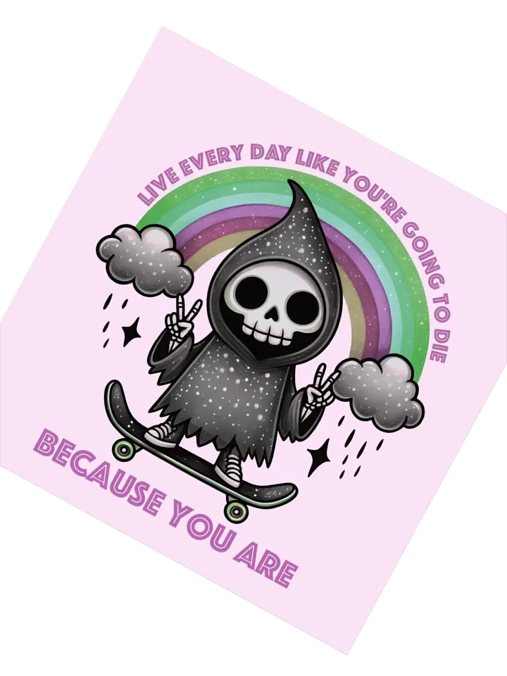 Live Every Day Sticker (Pink) product image (2)