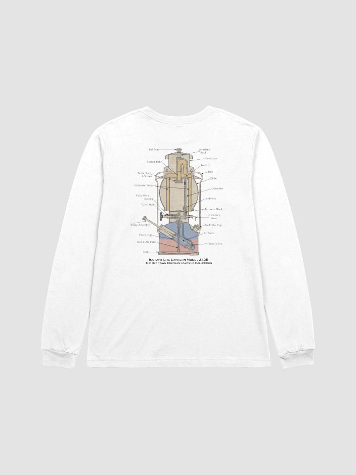Coleman Learning Lantern Remastered Art: LS Tee w/logo product image (2)