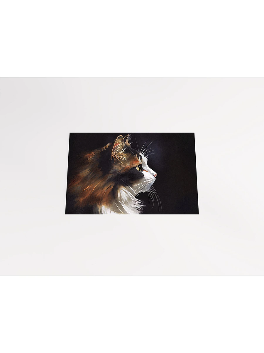 Sweet Kitty Profile - Calico Cat Matte Poster product image (4)